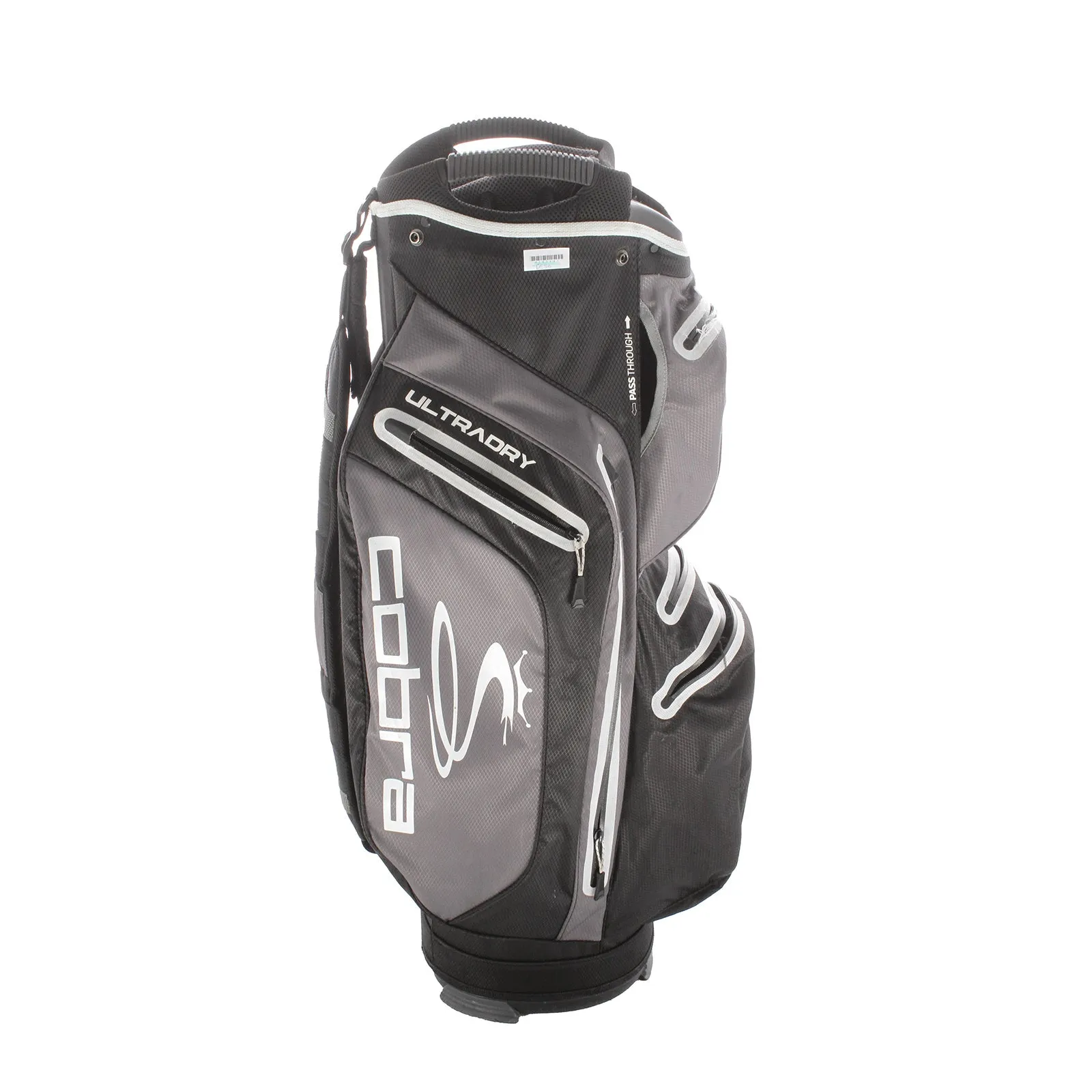 Cobra Ultradry Cart Bag - Black/Grey