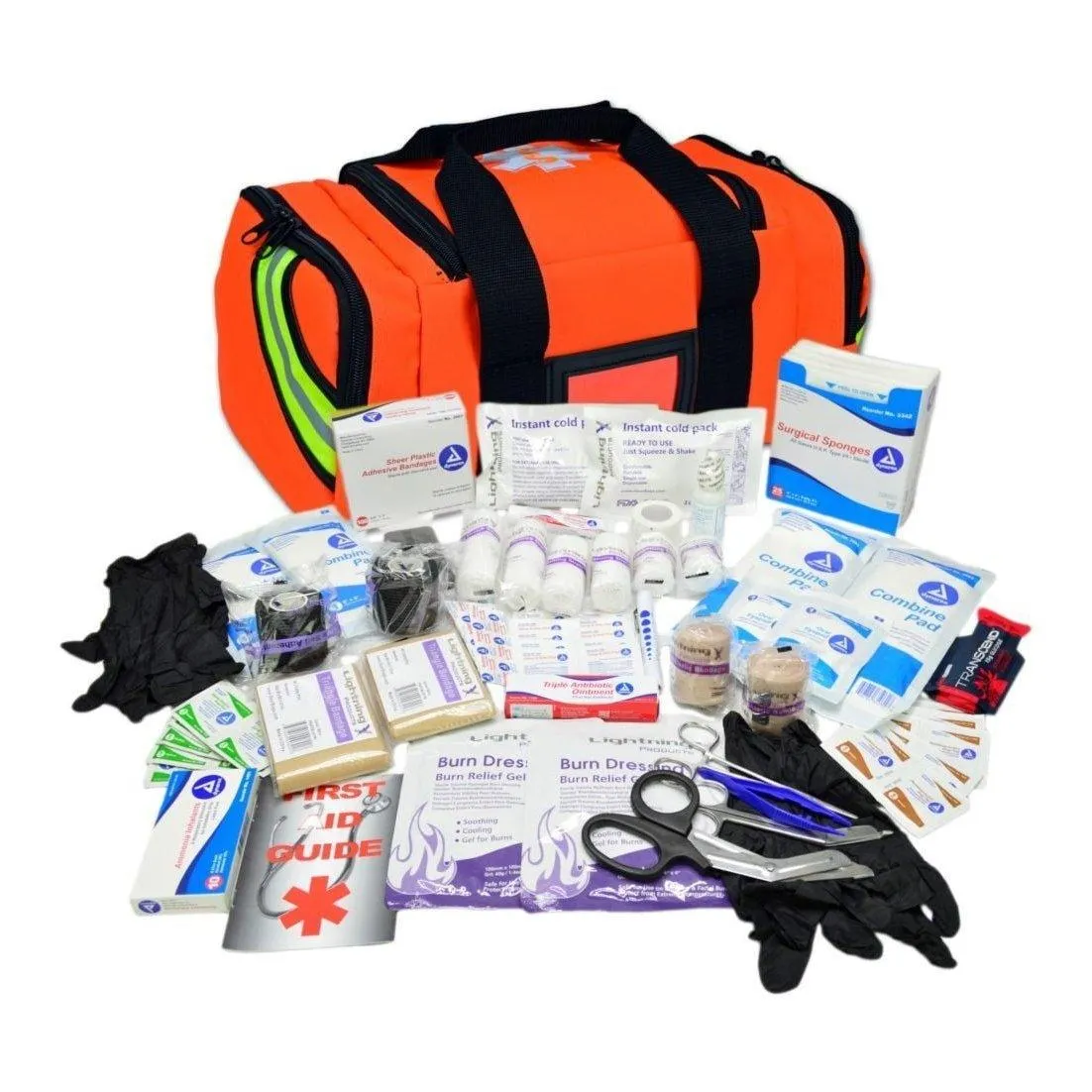 Compact First Responder Trauma Bag w/Basic Fill Kit