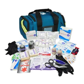 Compact First Responder Trauma Bag w/Basic Fill Kit