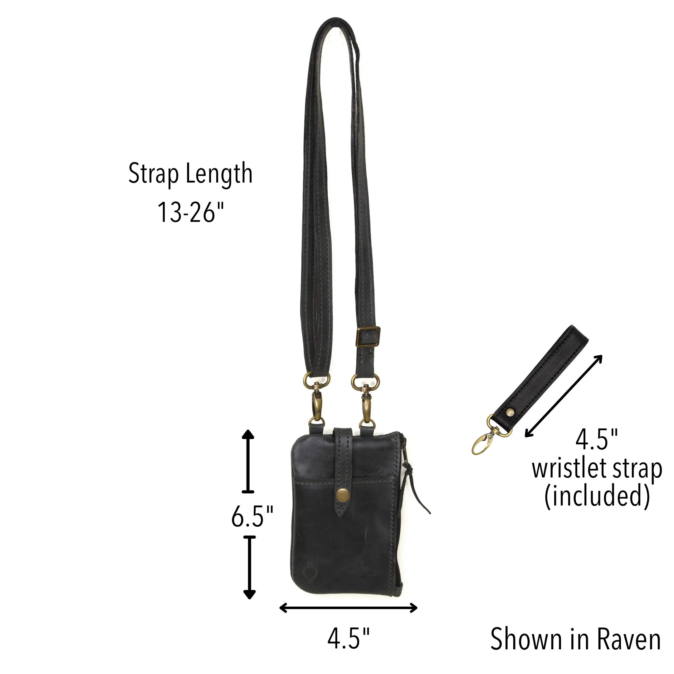 Concert Wristlet with Crossbody: Sand