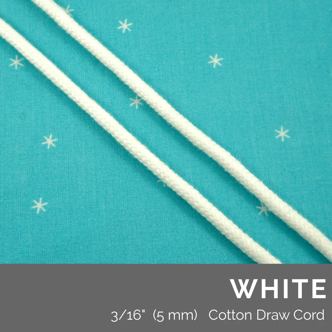 Cotton Drawstring Cording (Per 1 Yard)