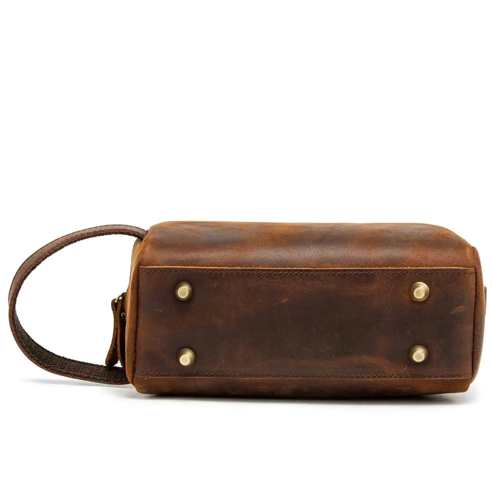 Crazy Horse Leather Toiletry Bag