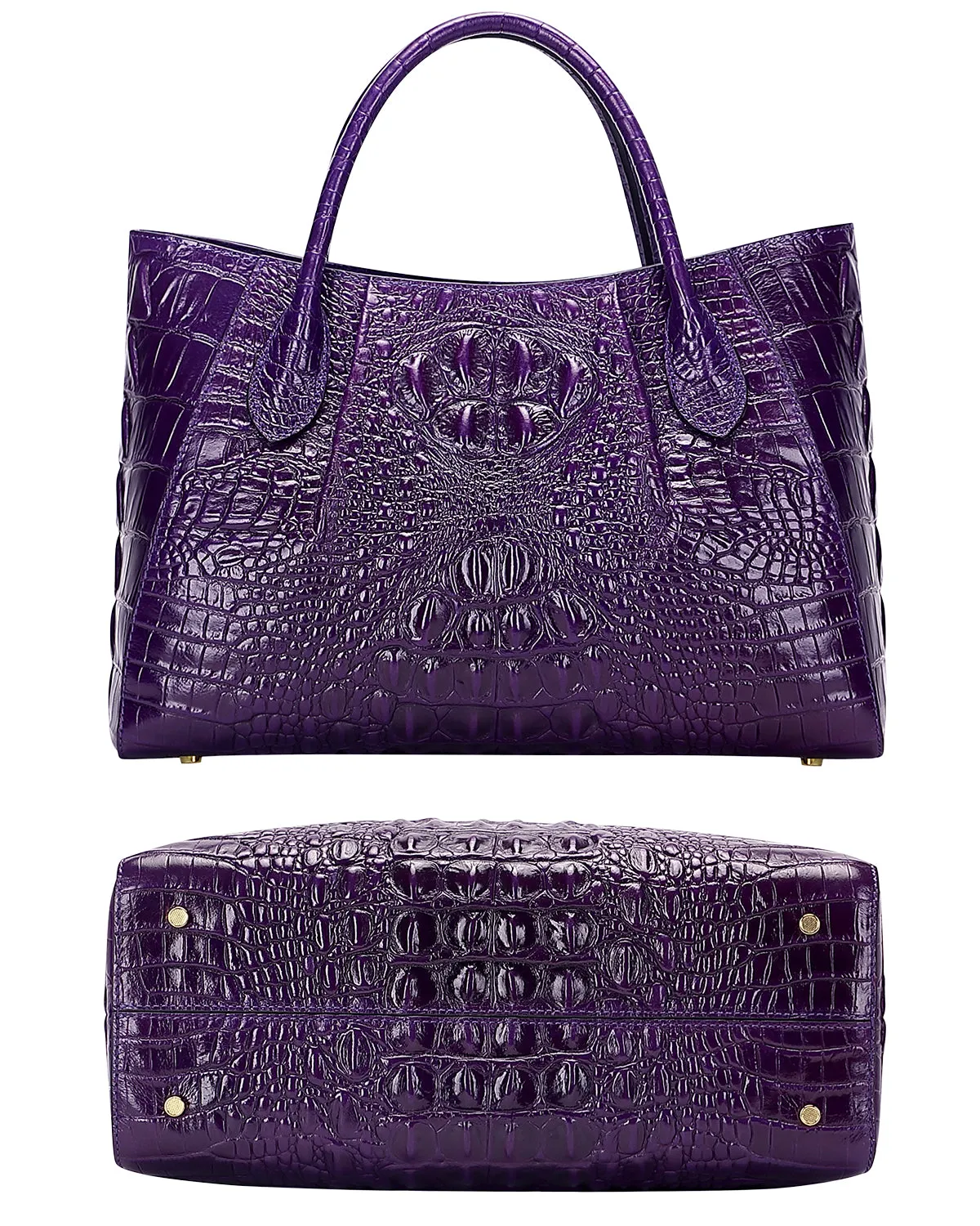 Crocodile Top Handle Bags