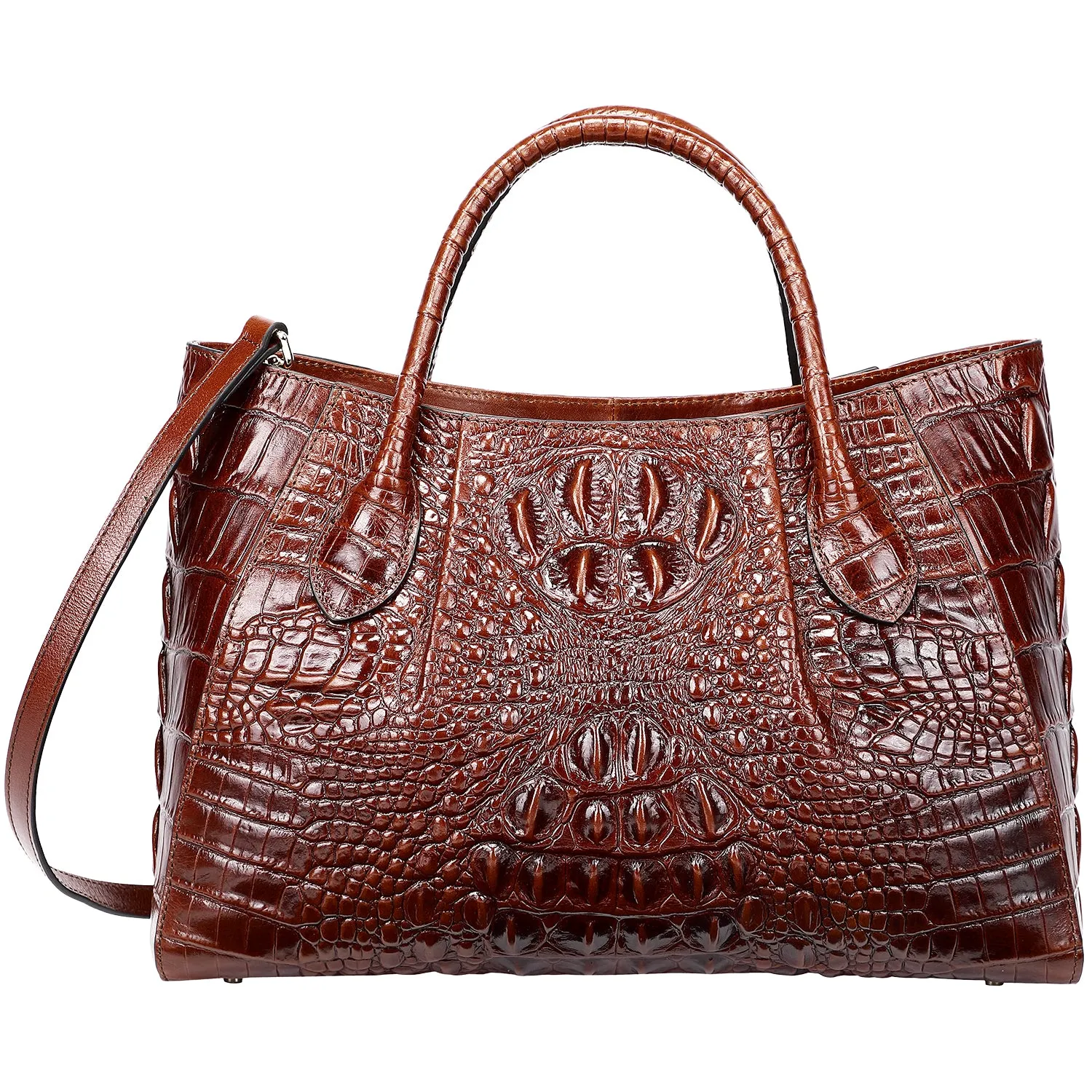 Crocodile Top Handle Bags