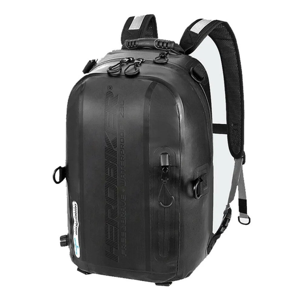 Cycling Bags Moto Travel Bag PVC Soft Waterpoof Bucket Bags Motorcycle Bag Riding Motorbike Rear Package Luggage Backpack Men