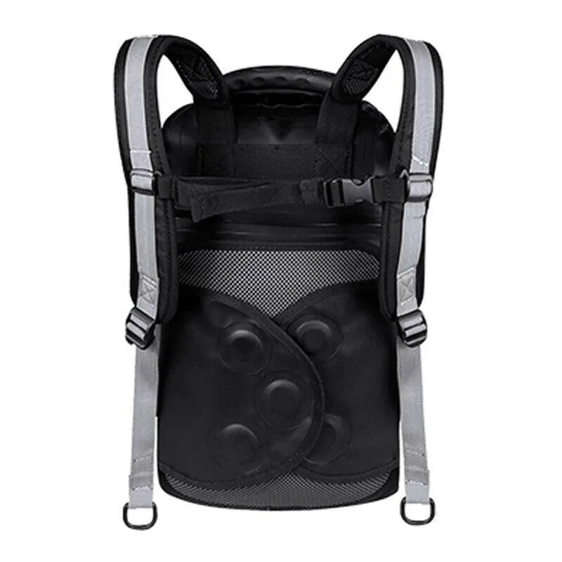 Cycling Bags Moto Travel Bag PVC Soft Waterpoof Bucket Bags Motorcycle Bag Riding Motorbike Rear Package Luggage Backpack Men