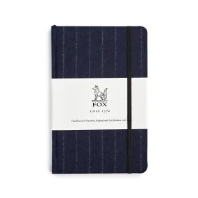 Dark Blue Stripe Medium Notebook