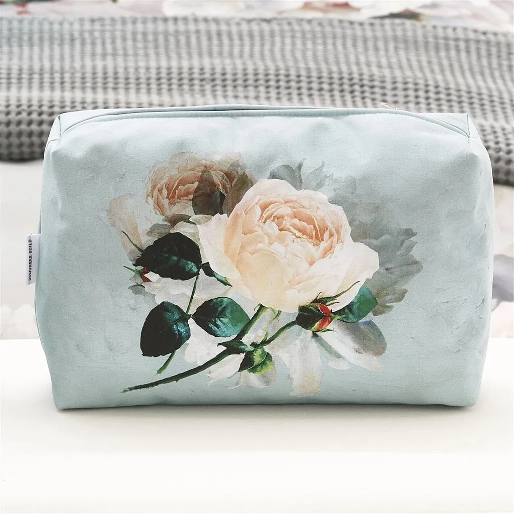 Designers Guild Peonia Grande Zinc Large Toiletry Bag