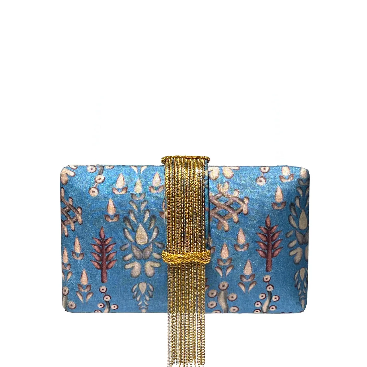 Diya Fringe Clutch