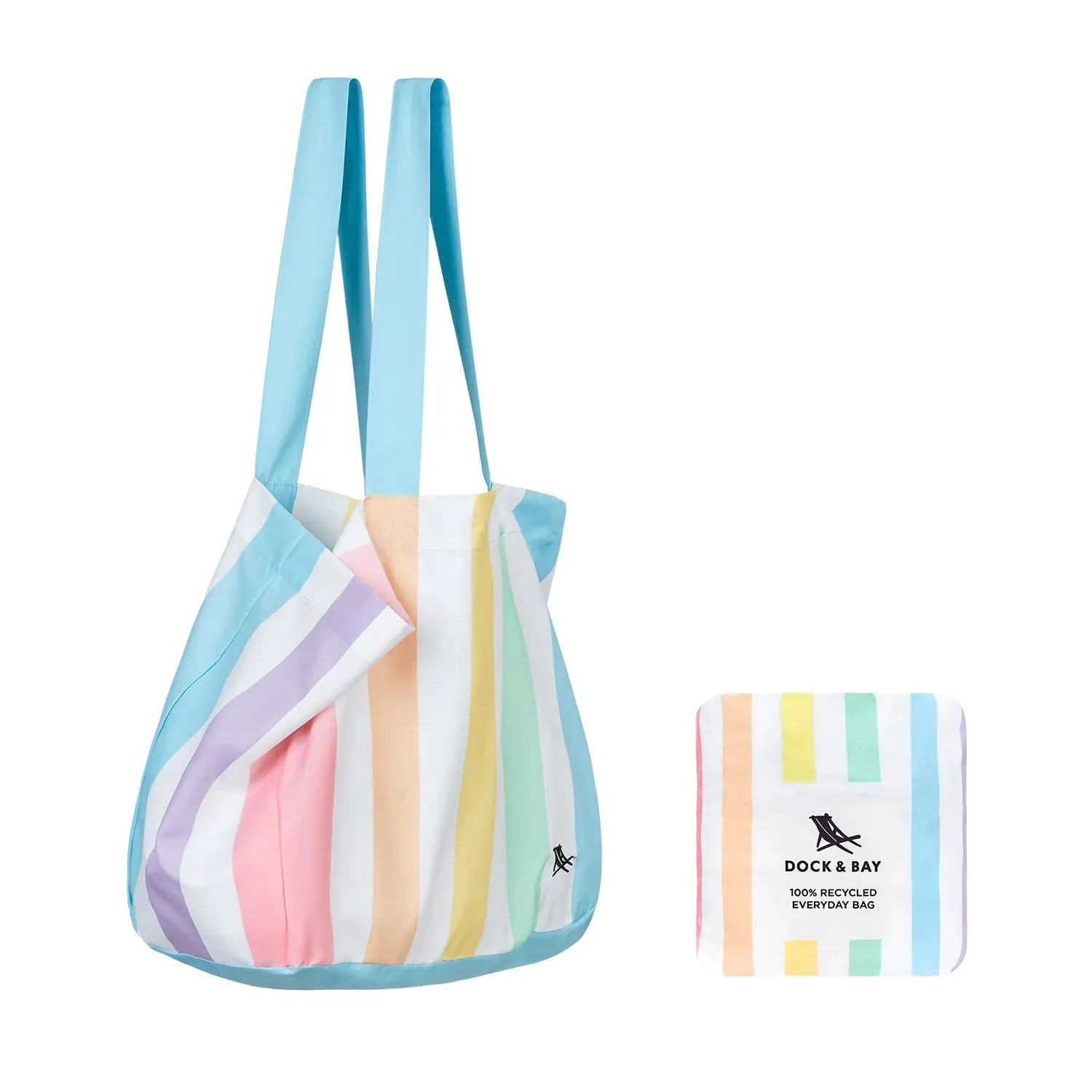 Dock & Bay Foldable Beach Bag - For Every Day, 100% Recycled