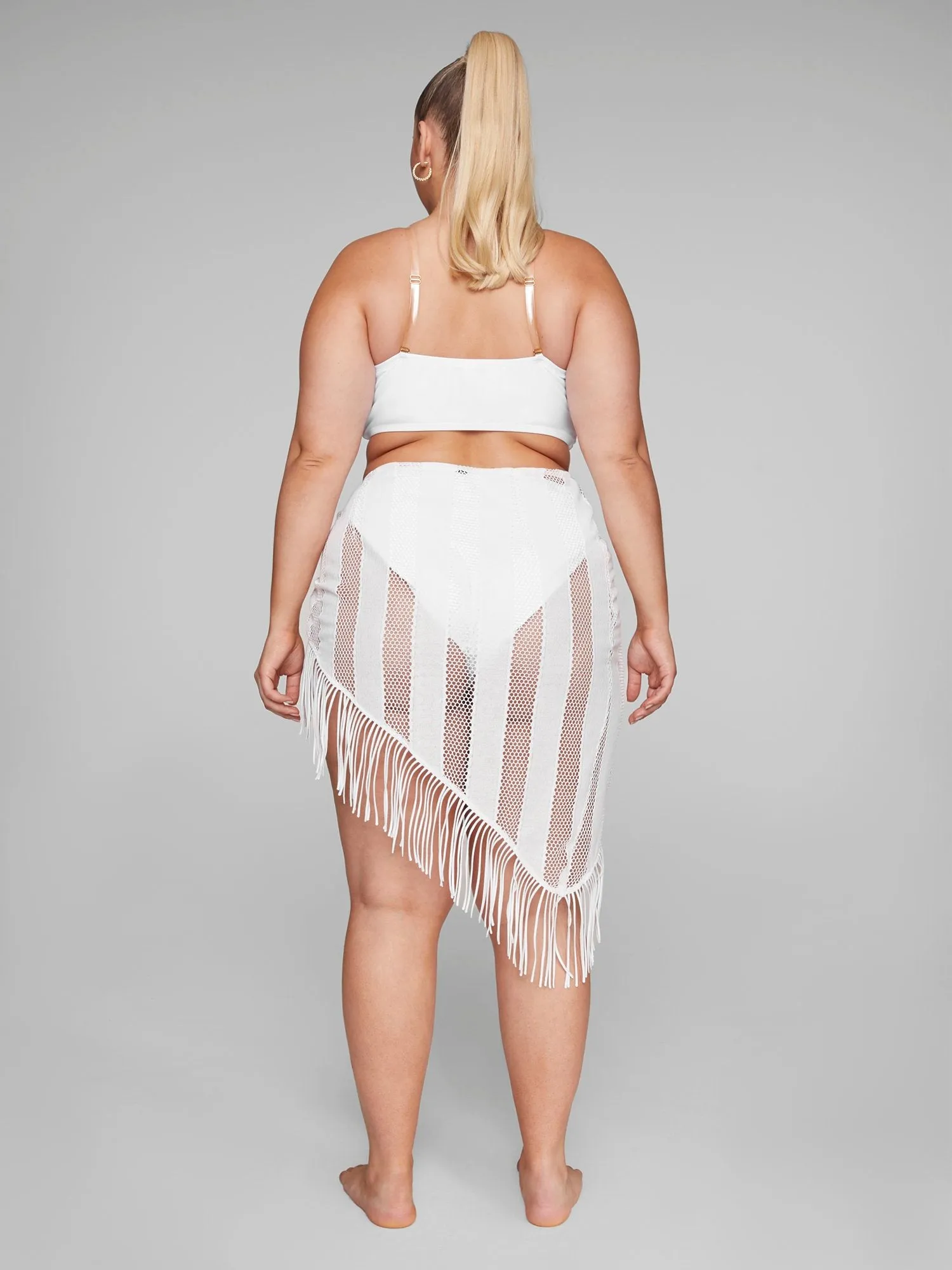 Dominique Fringe Sarong Cover-up