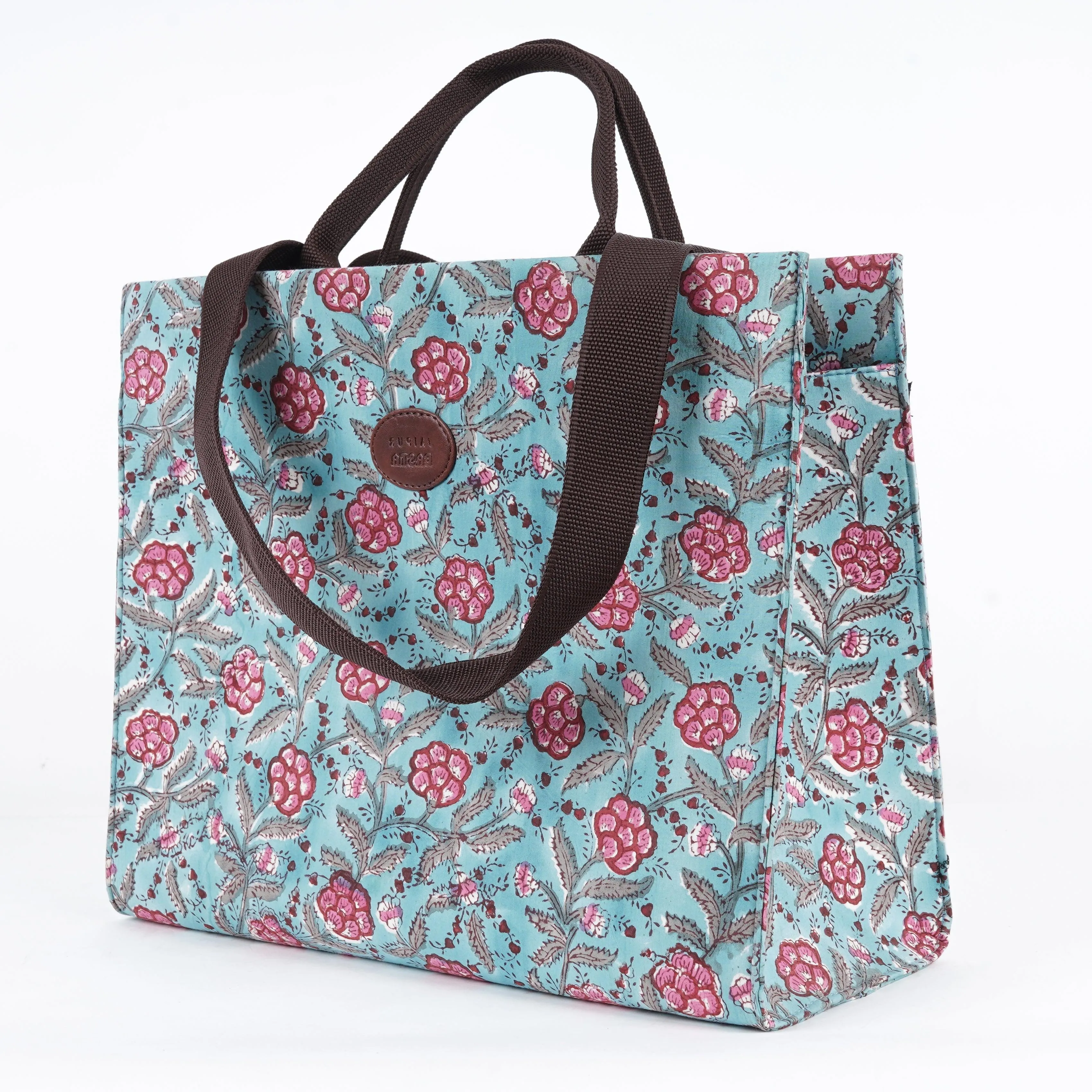 Dreamland Blockprinted Shopper Tote