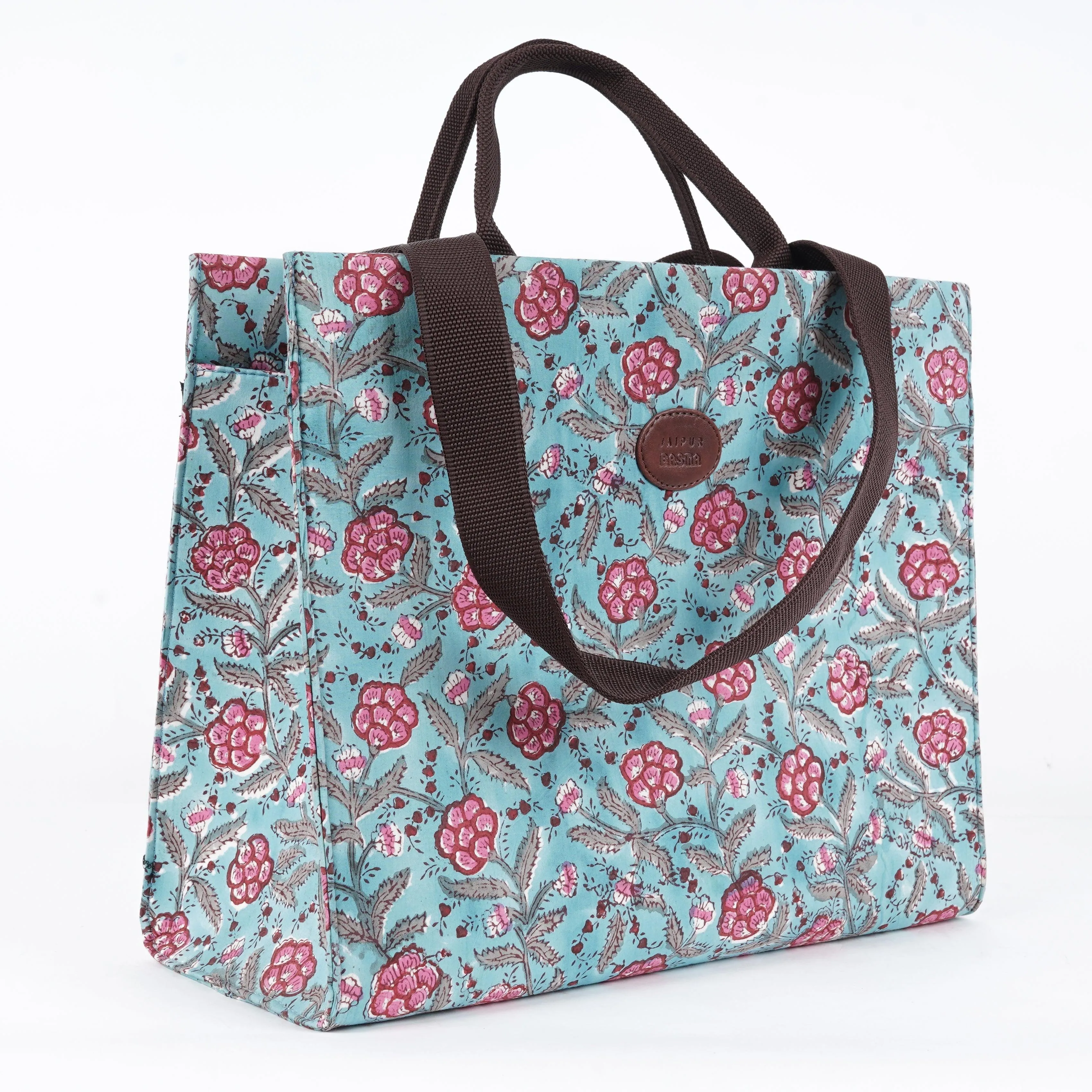 Dreamland Blockprinted Shopper Tote