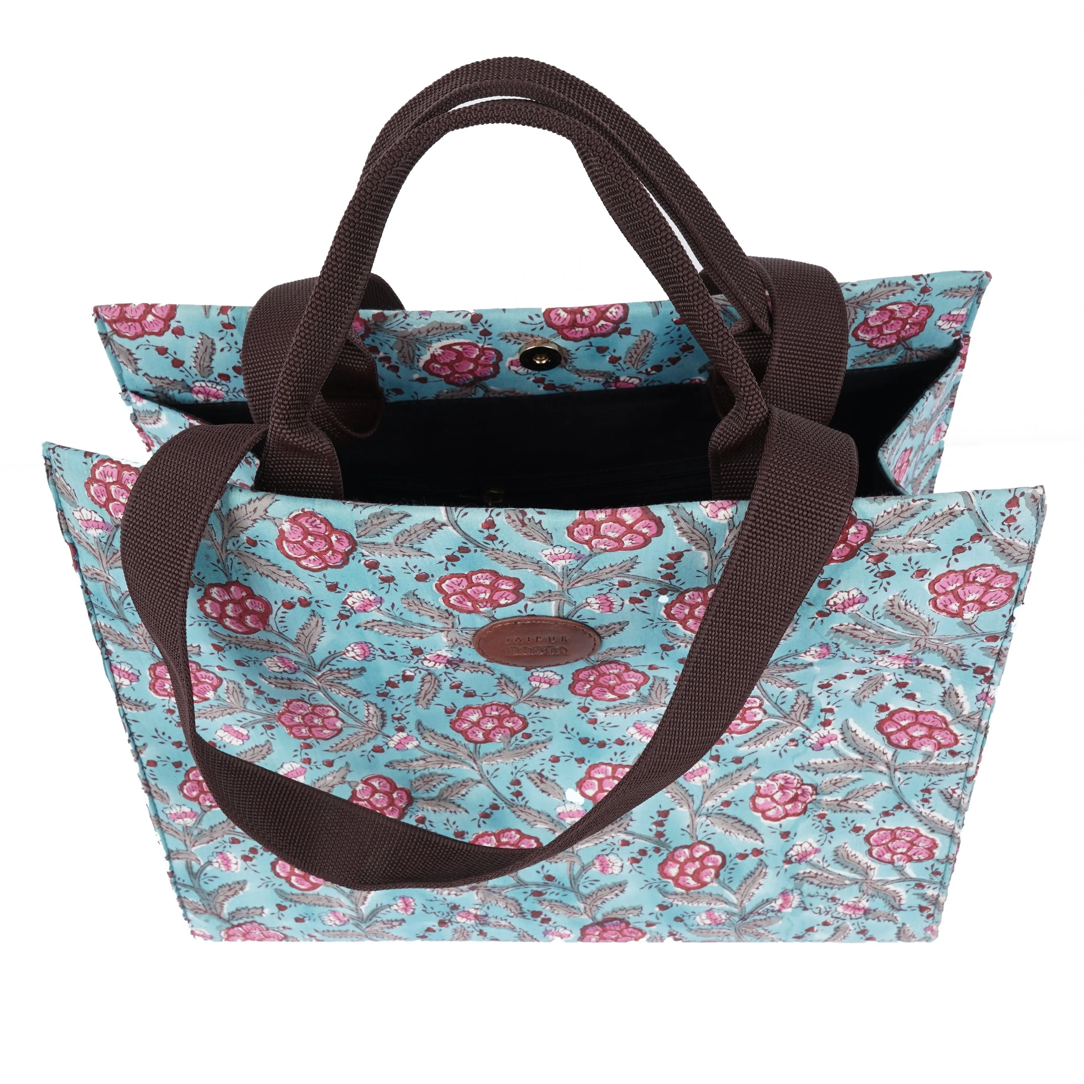 Dreamland Blockprinted Shopper Tote