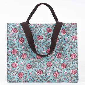 Dreamland Blockprinted Shopper Tote