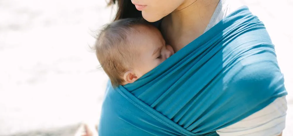 Ergobaby Lightweight Aura Stretchy Wrap - Amalfi