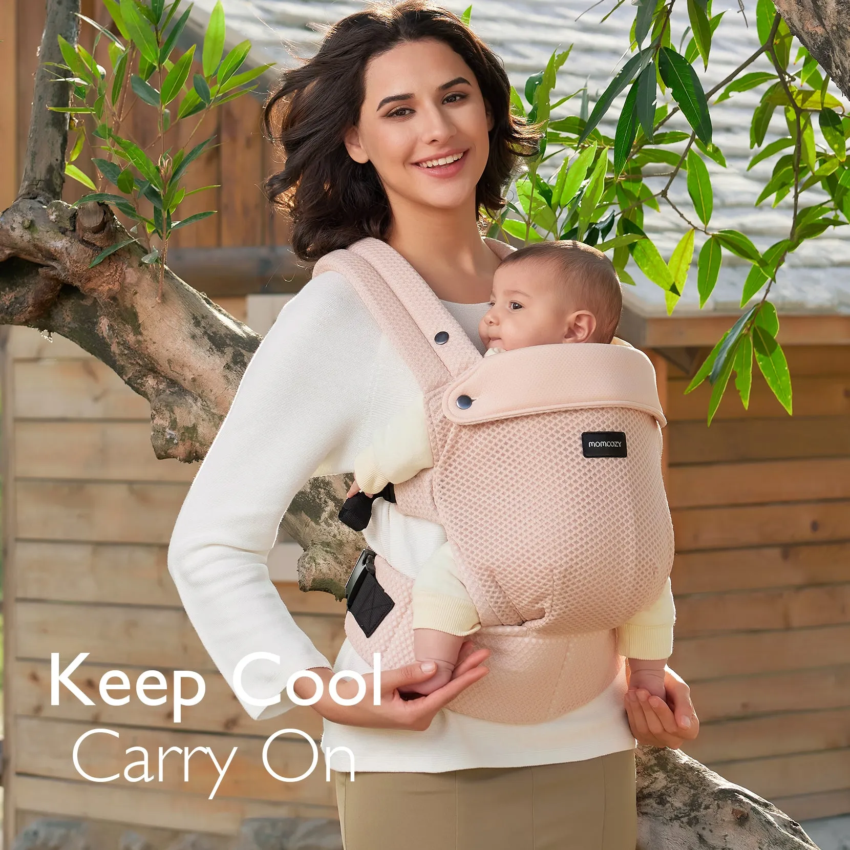 Ergonomic,Cozy and Lightweight - Baby Carrier Newborn to Toddler