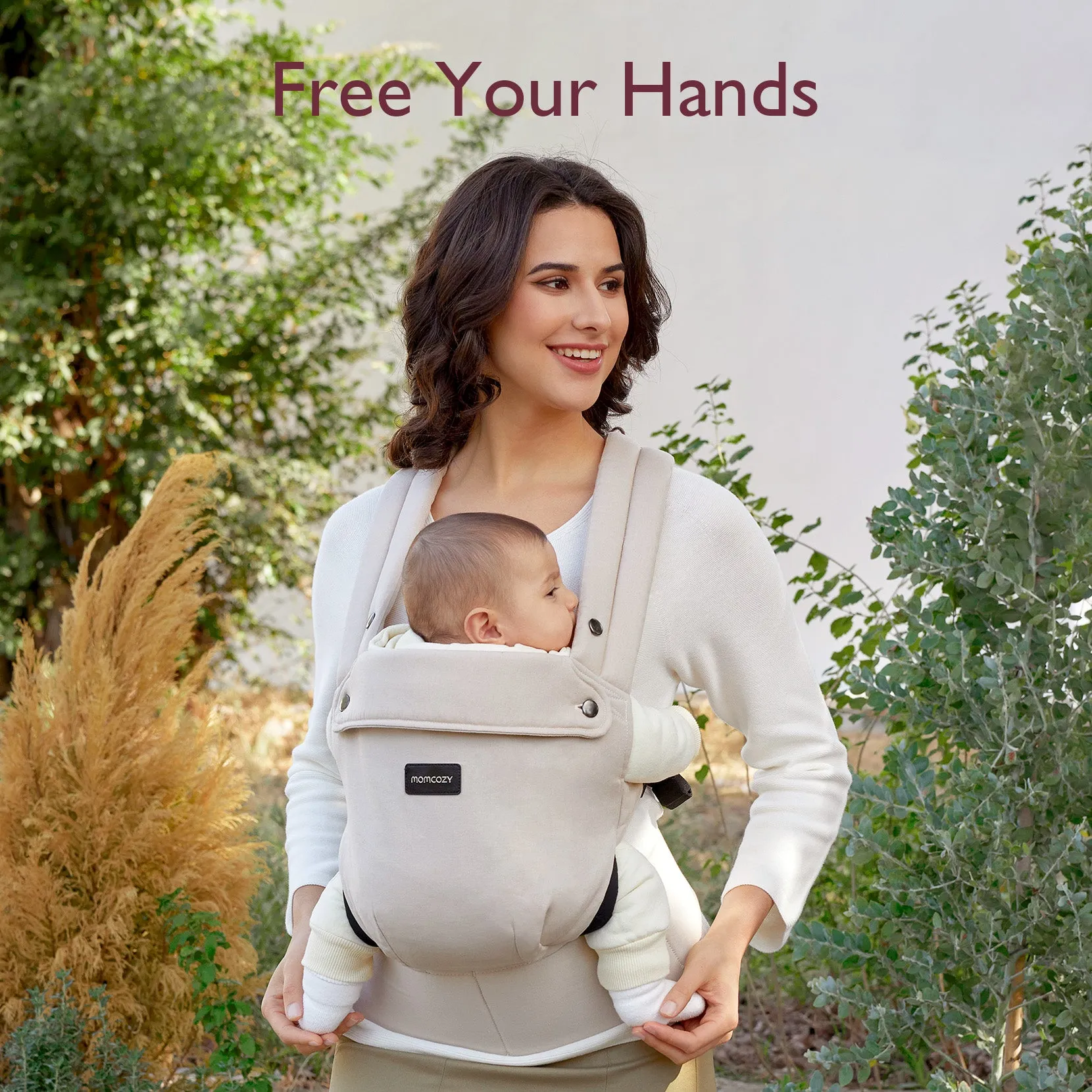 Ergonomic,Cozy and Lightweight - Baby Carrier Newborn to Toddler