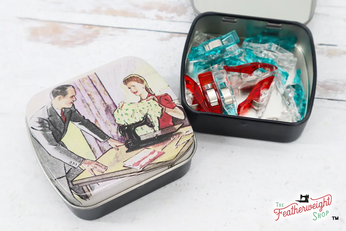 Featherweight Pin Tin & Nostalgic Box - Yellow Dress