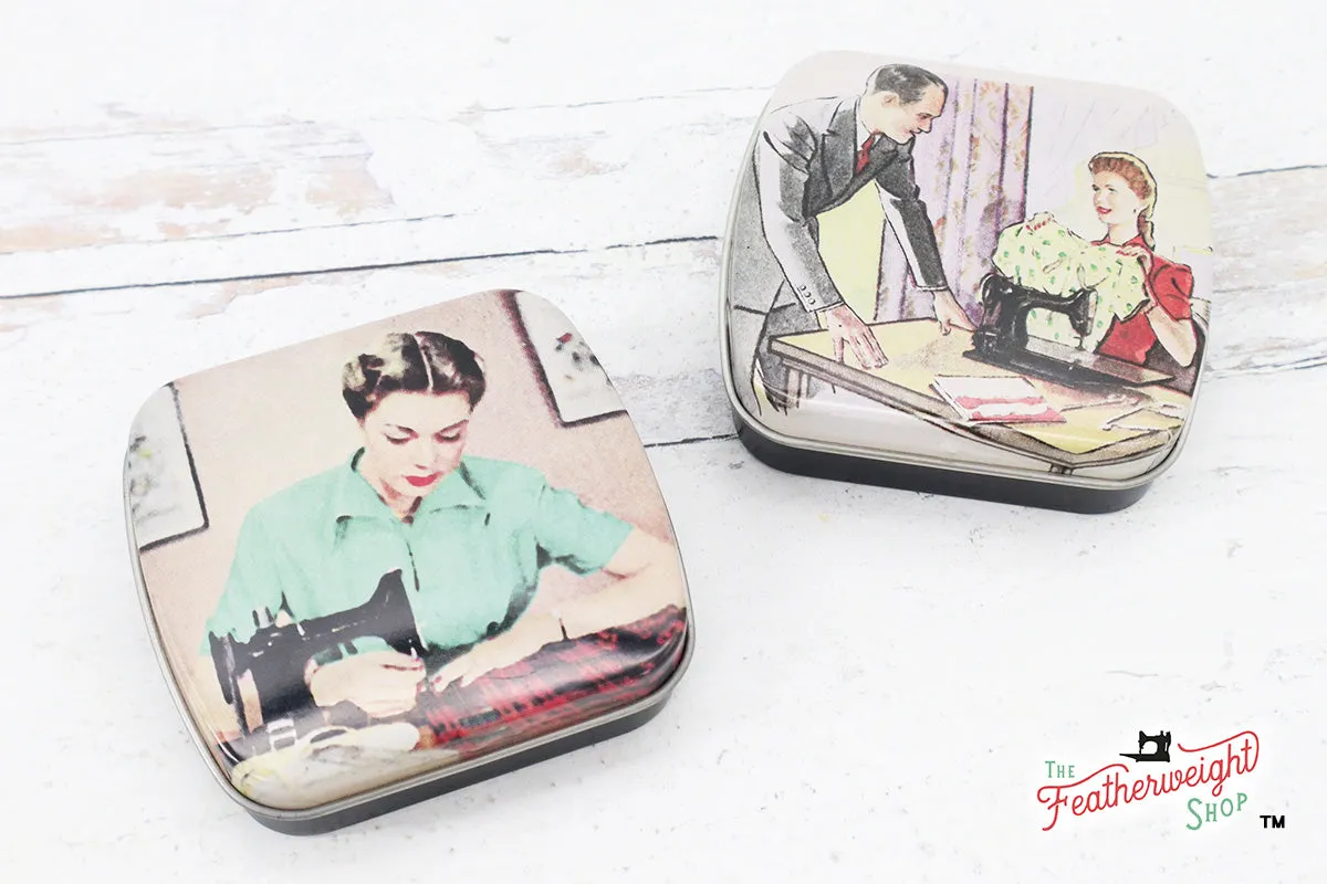 Featherweight Pin Tin & Nostalgic Box - Yellow Dress