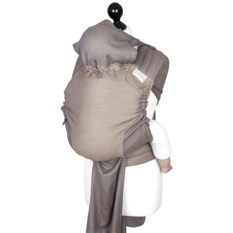 Fidella Fly Tai - MeiTai babycarrier Limited Edition - Lines Warm Taupe (Toddler Size)