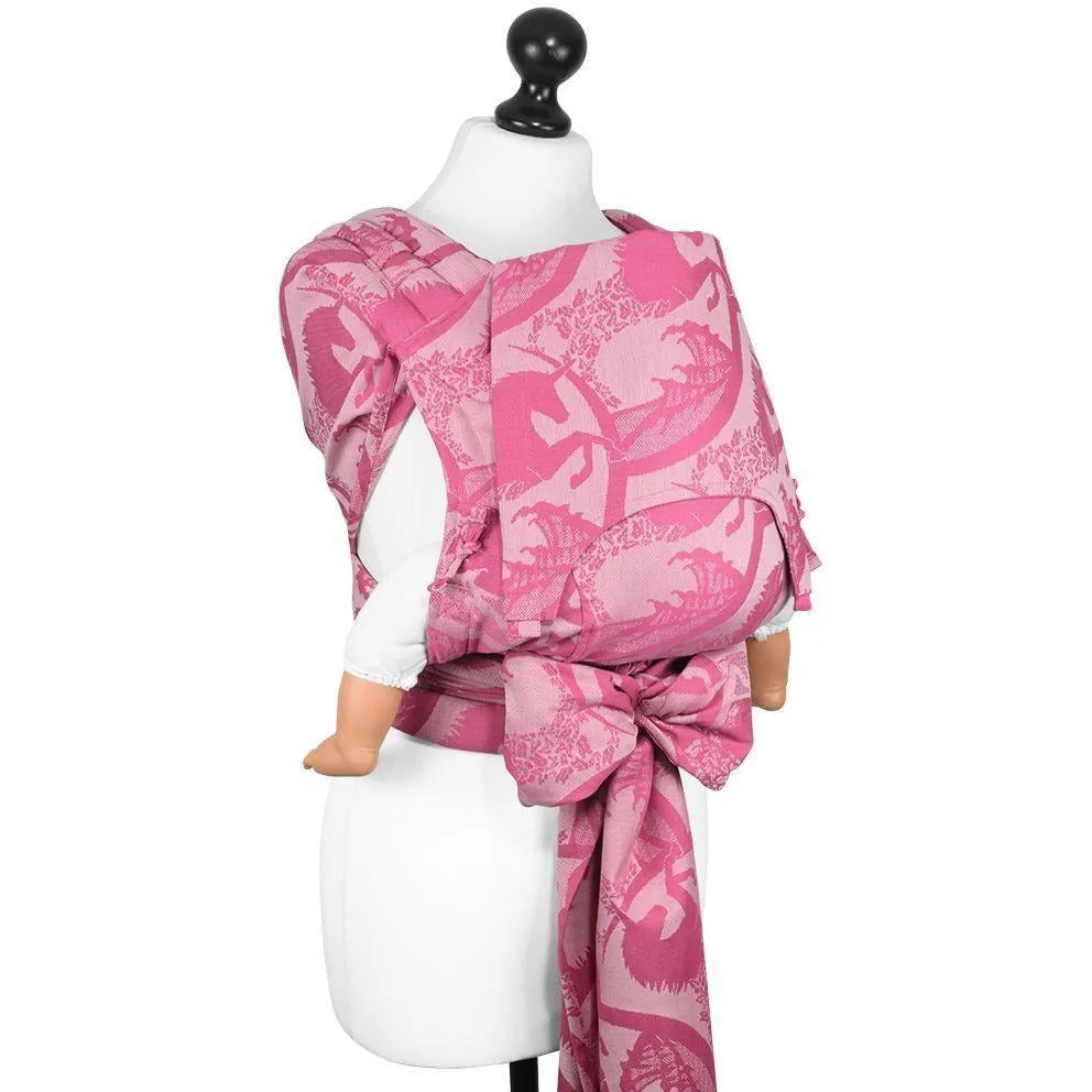 Fidella Fly Tai - MeiTai babycarrier Limited Edition Unicorn Tale Pink Rose (Baby Size - From Birth)