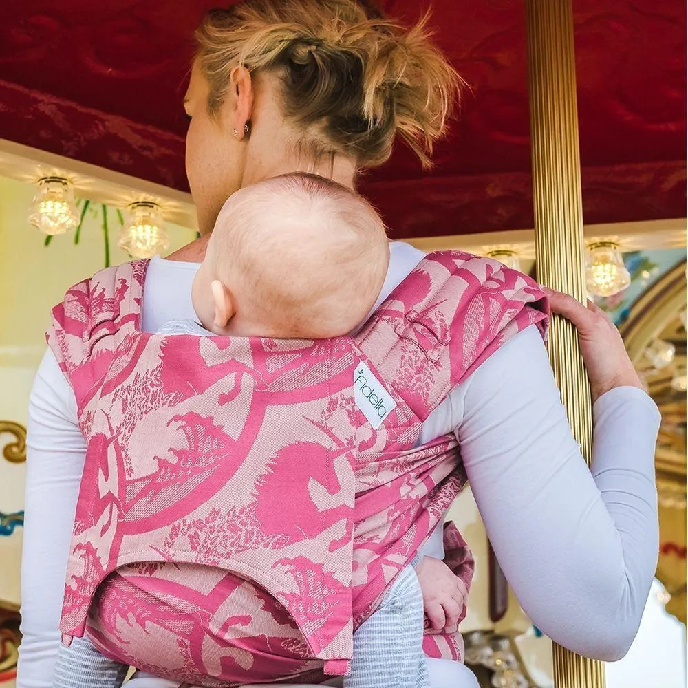 Fidella Fly Tai - MeiTai babycarrier Limited Edition Unicorn Tale Pink Rose (Baby Size - From Birth)