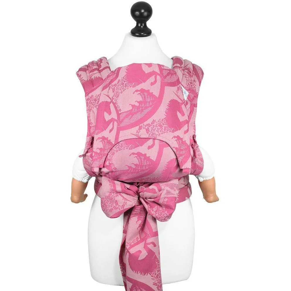 Fidella Fly Tai - MeiTai babycarrier Limited Edition Unicorn Tale Pink Rose (Baby Size - From Birth)