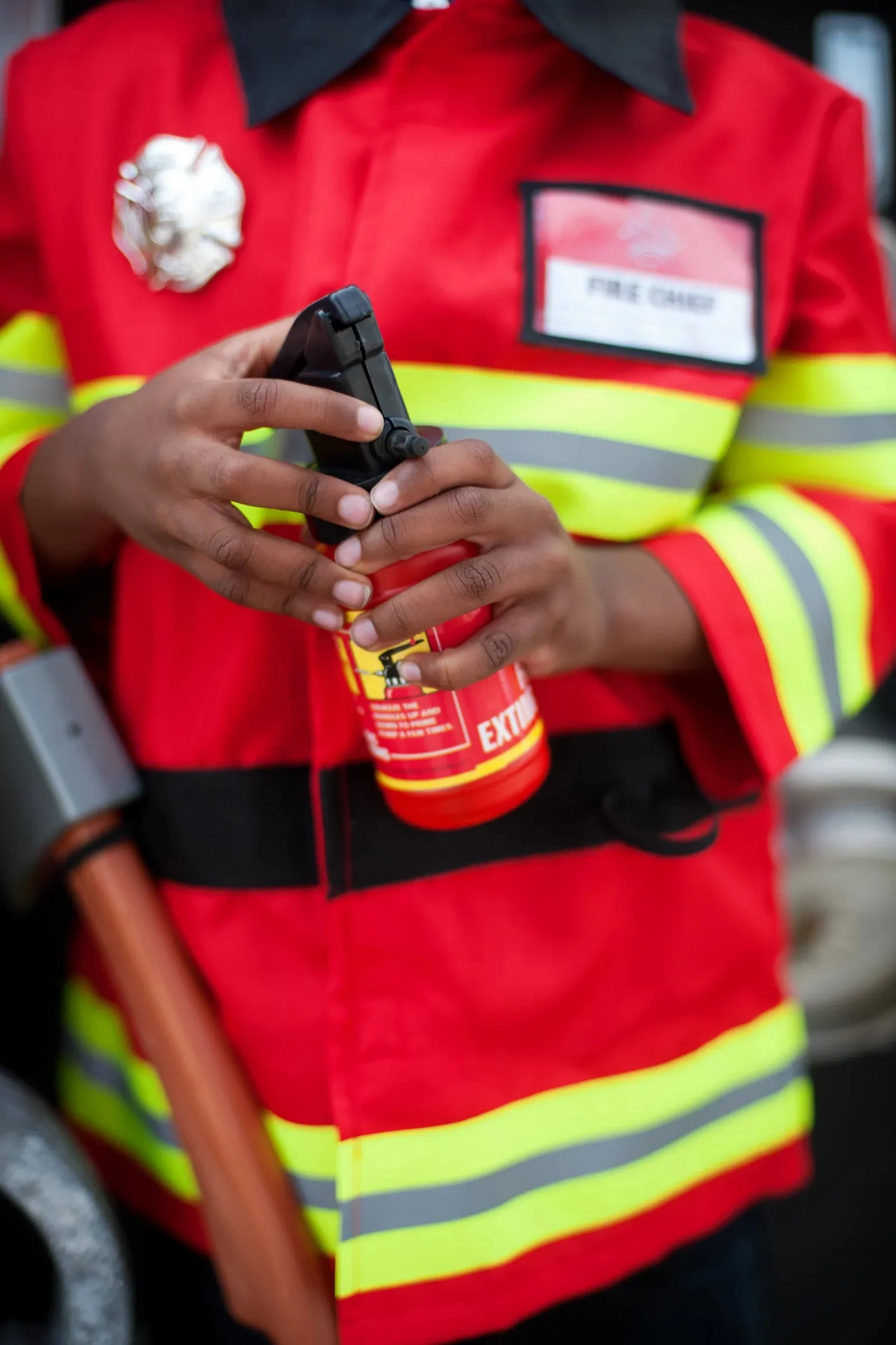 Firefighter with Accessories