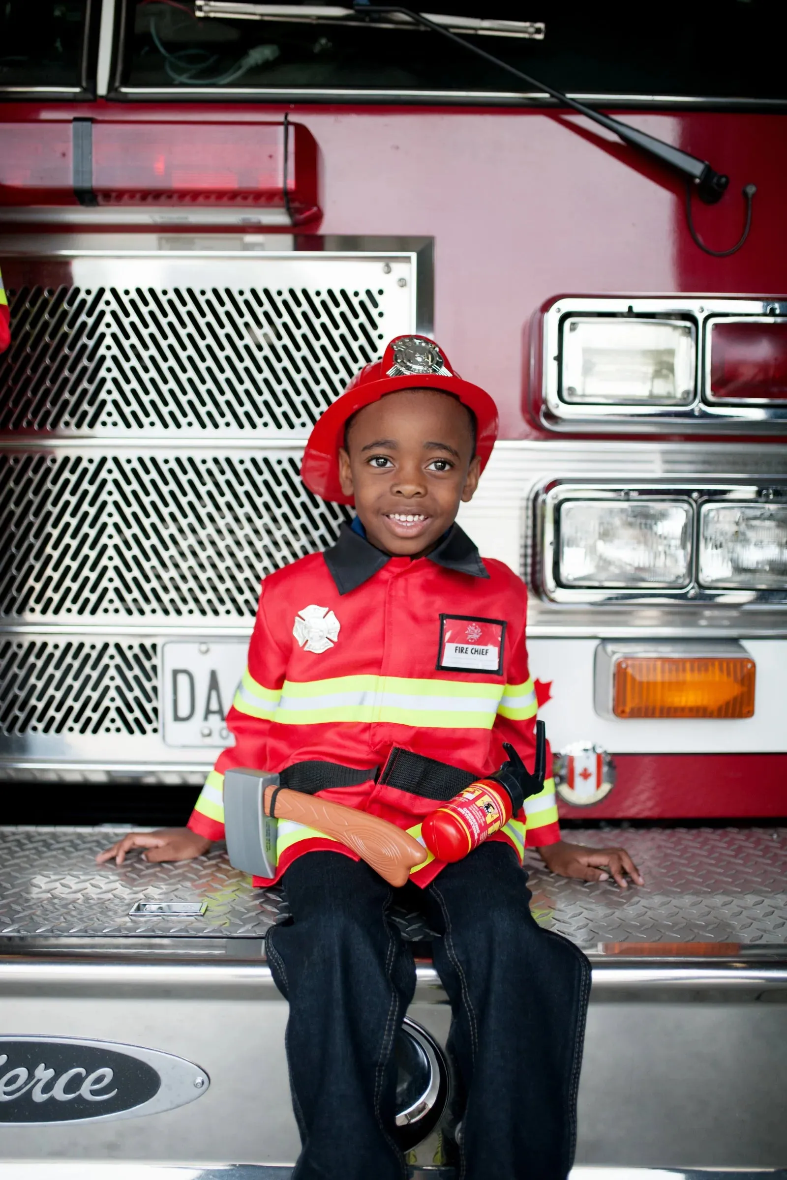 Firefighter with Accessories