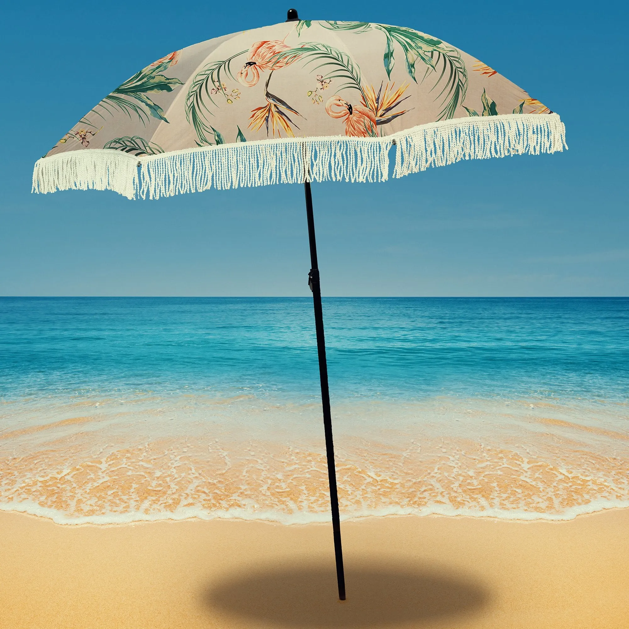 Flamingo Beach Umbrella