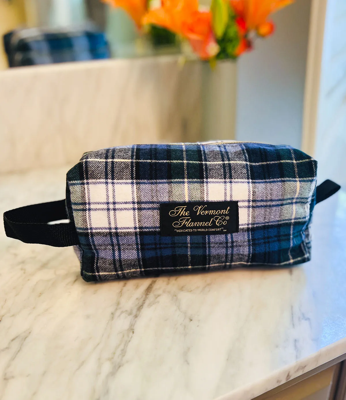 Flannel Toiletry Bag - Campbell