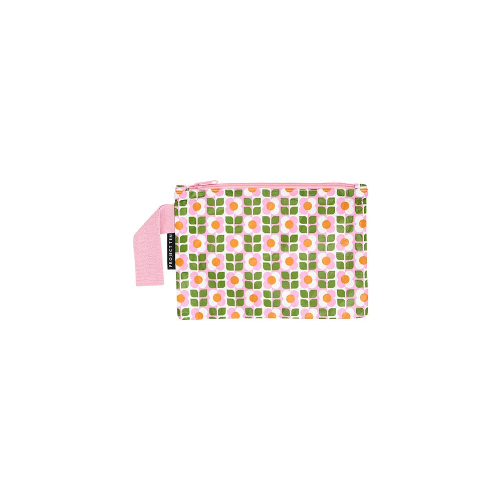 Flower Field Mini Zip Pouch