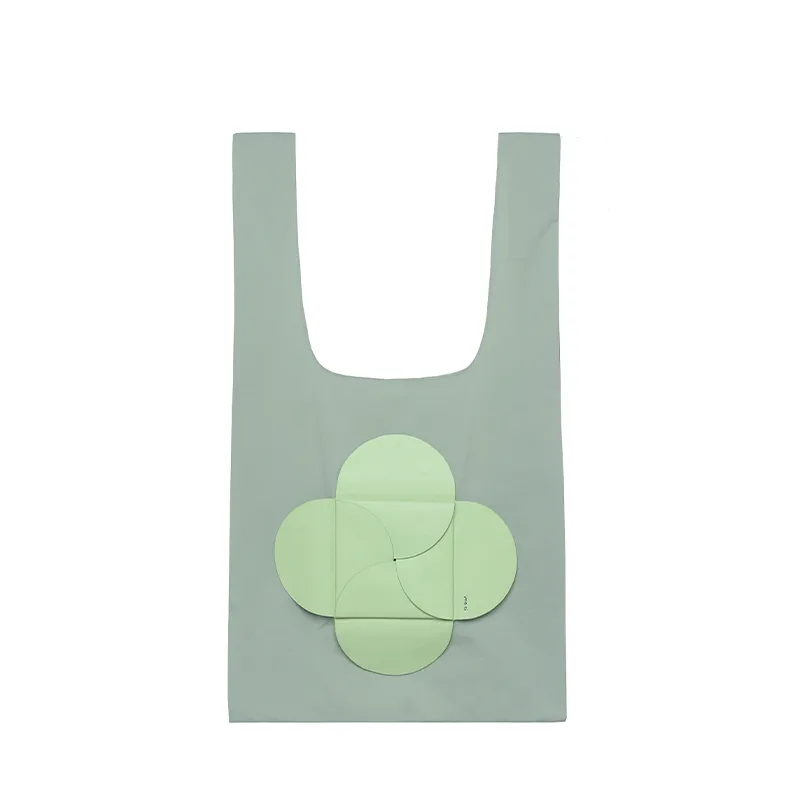 Flower Sustainable Beach Bag - Green