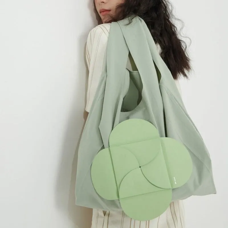 Flower Sustainable Beach Bag - Green