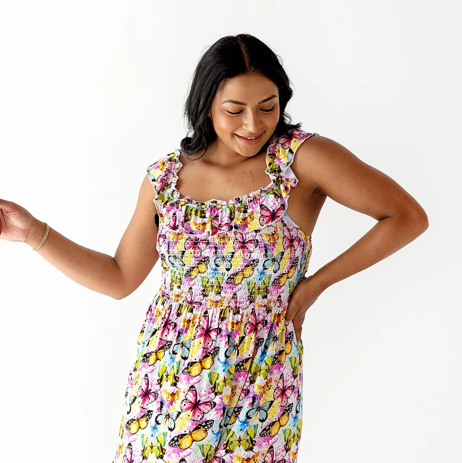 Flutter Away Mama Dress- FINAL SALE