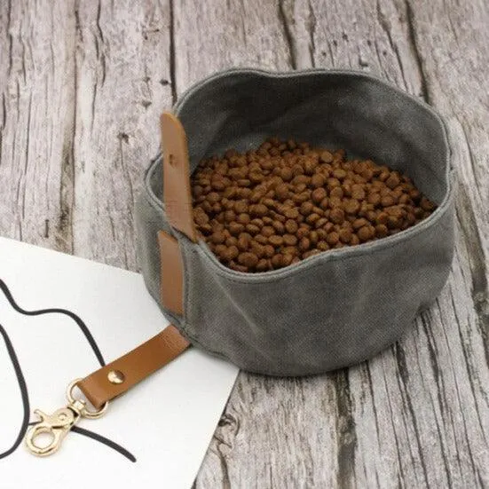 Foldable Travel Dog Bowl