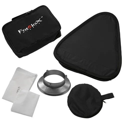 Fotodiox Pro Foldable Softbox PLUS Grid (Eggcrate) with Balcar Speedring for Balcar, Alien Bees, Einstein, White Lightning, Flashpoint I, and Compatible Strobes