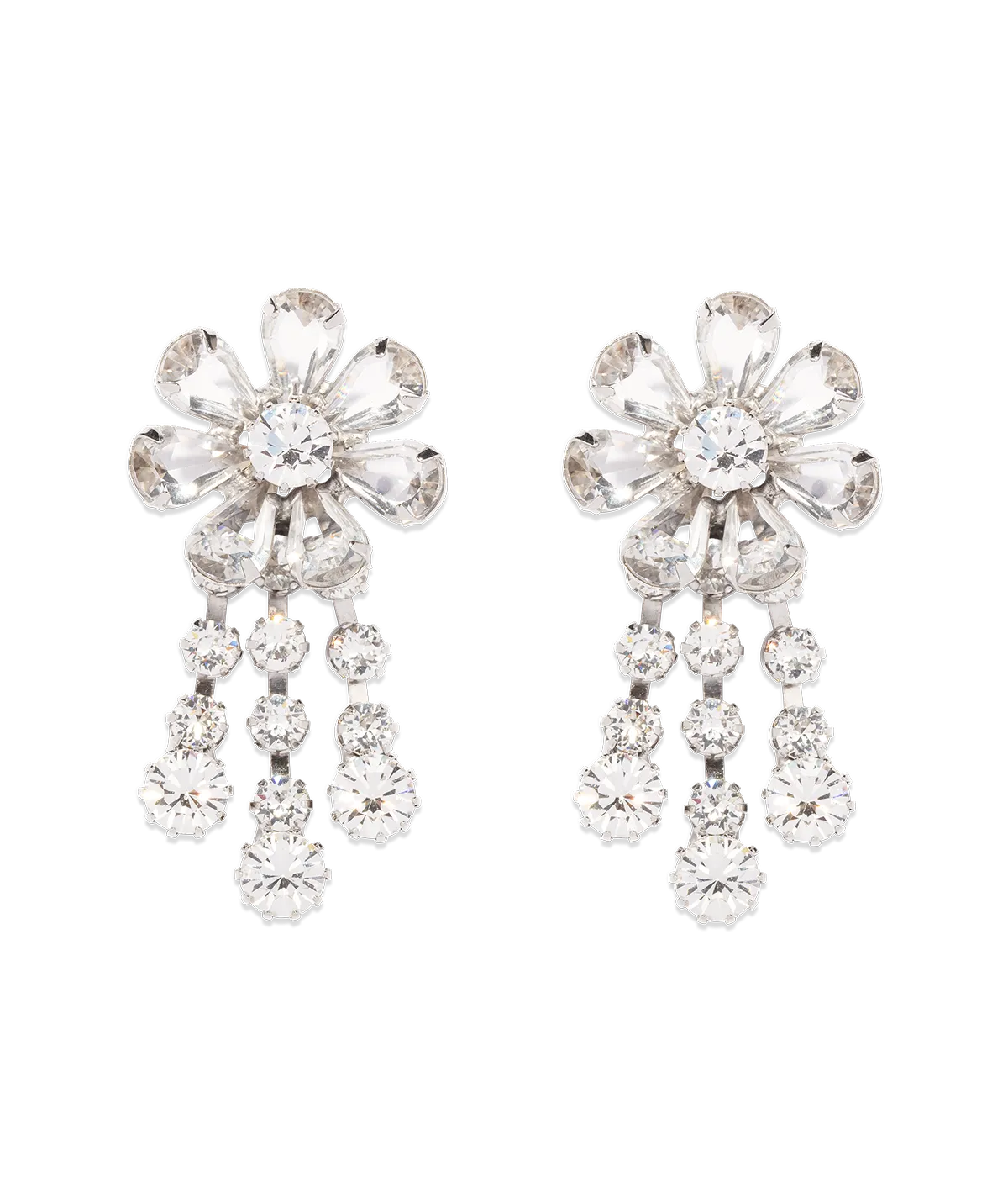 Frances Earrings in Crystal