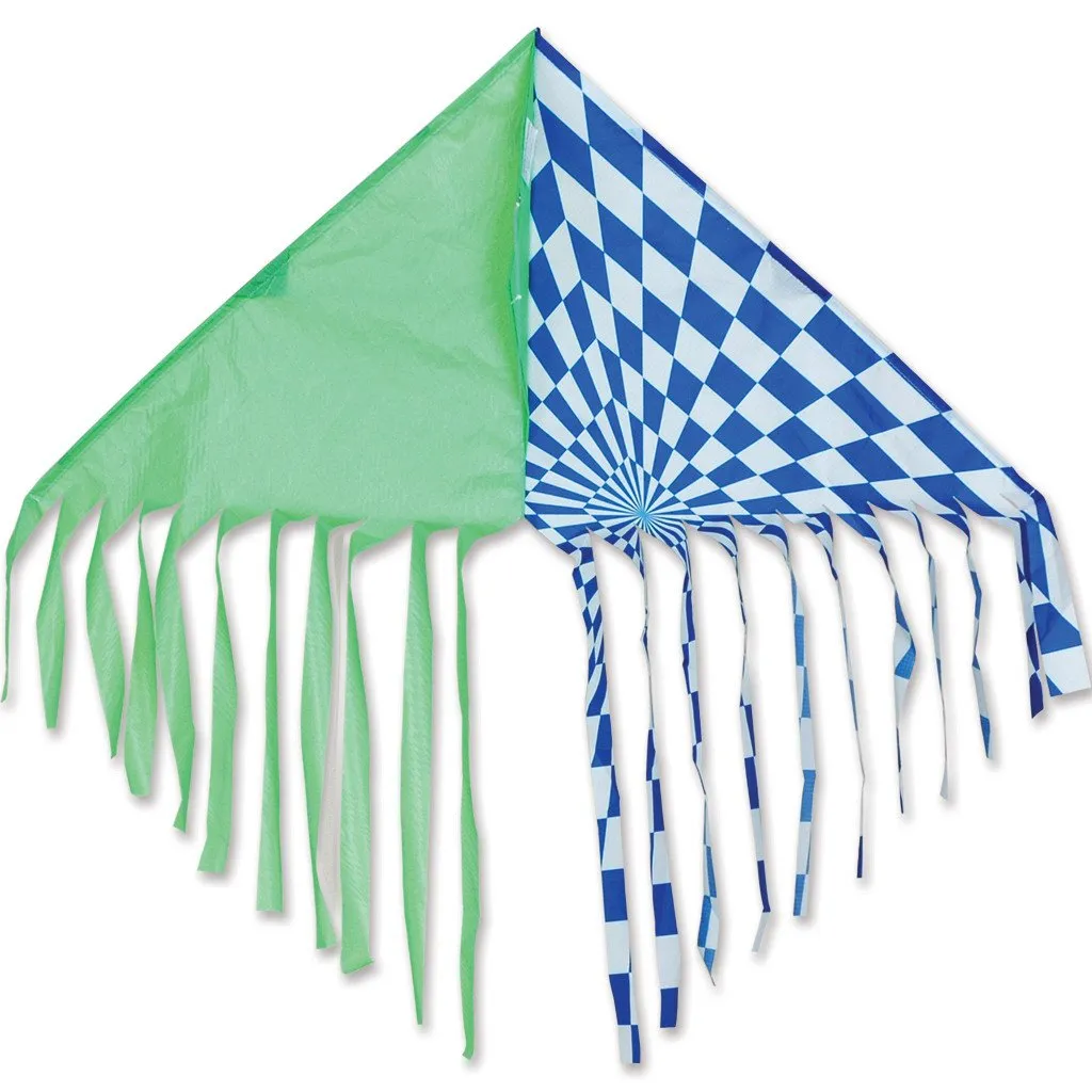 Fringe Delta Kite - Green/Blue