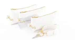 Frost White SIGNATURE KEYPIT Set • Wristlet