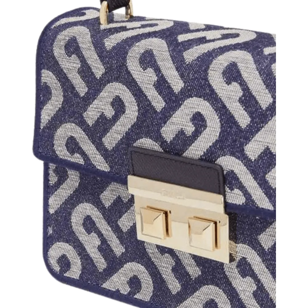 Furla Bella Mini Top Handle Bag - Denim Blue