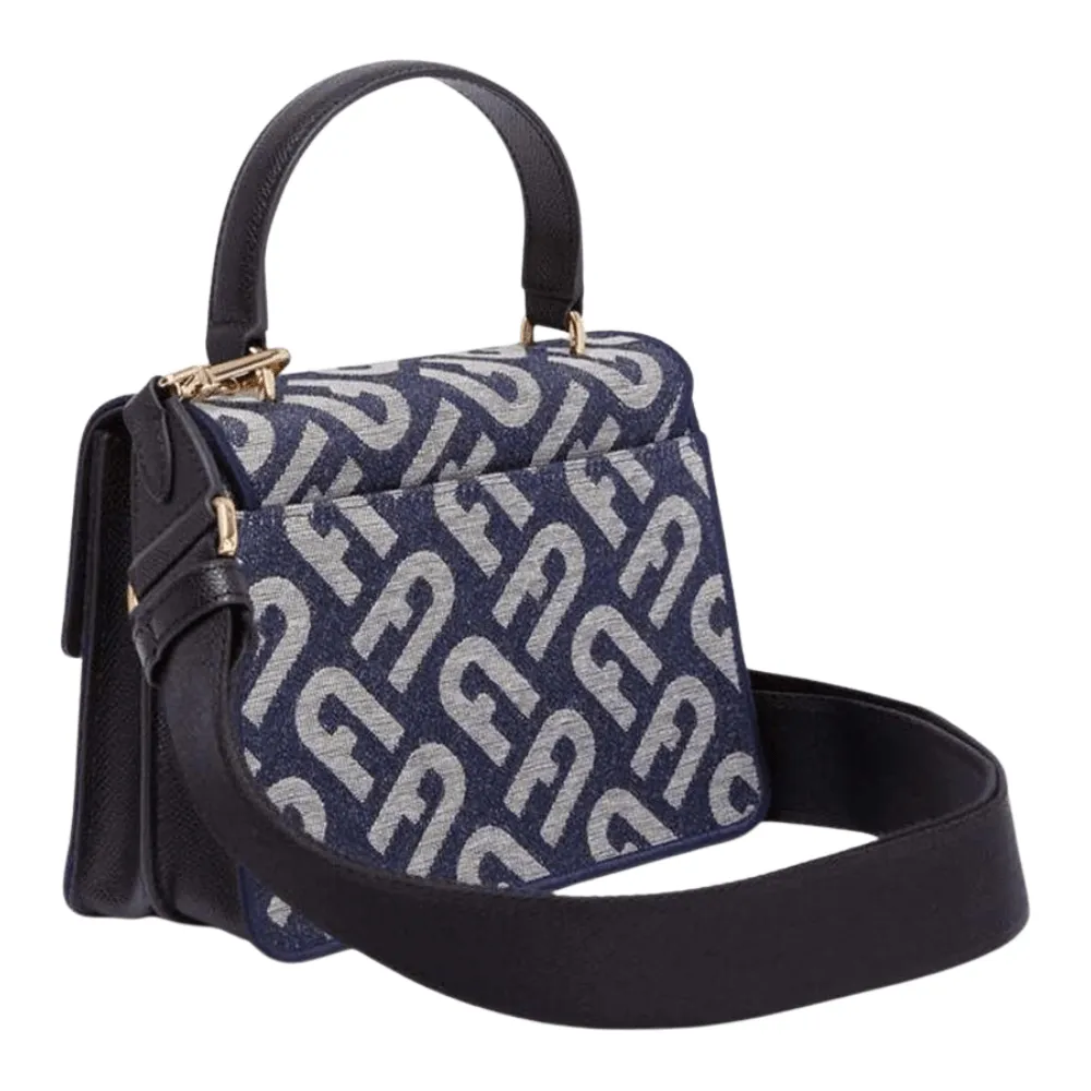 Furla Bella Mini Top Handle Bag - Denim Blue