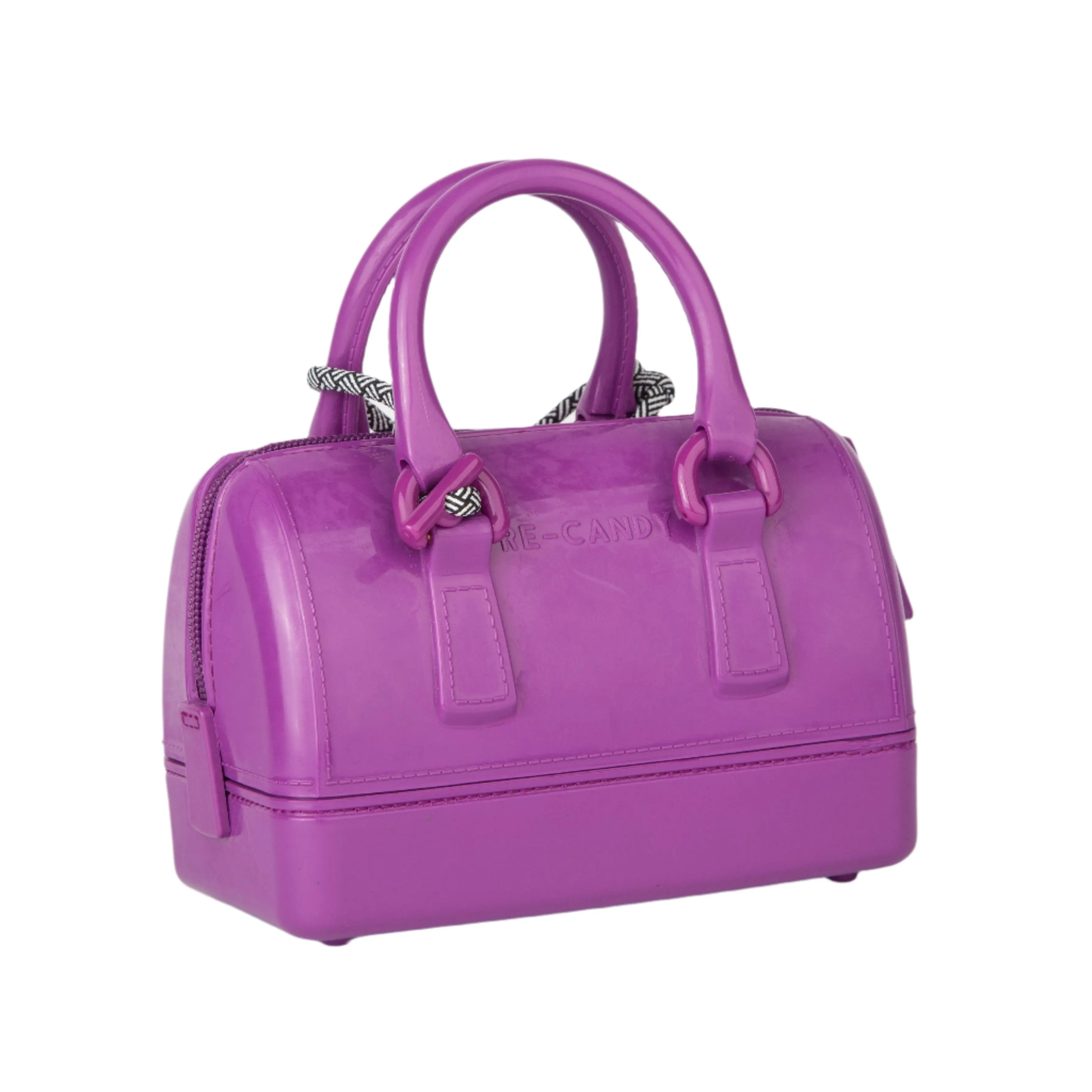 Furla RE CANDY Mini Boston Bag - Purple