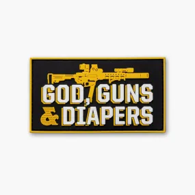 God, Guns & Diapers Patch - AR9