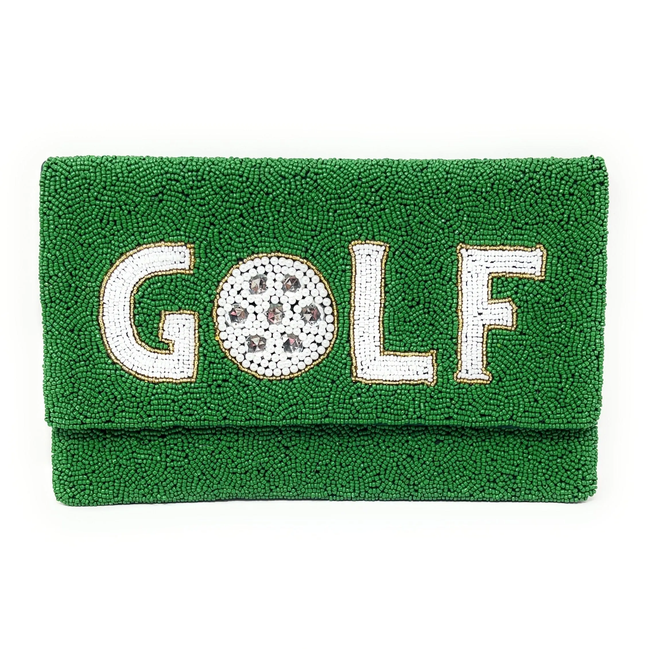 Golf Beaded Clutch Purse