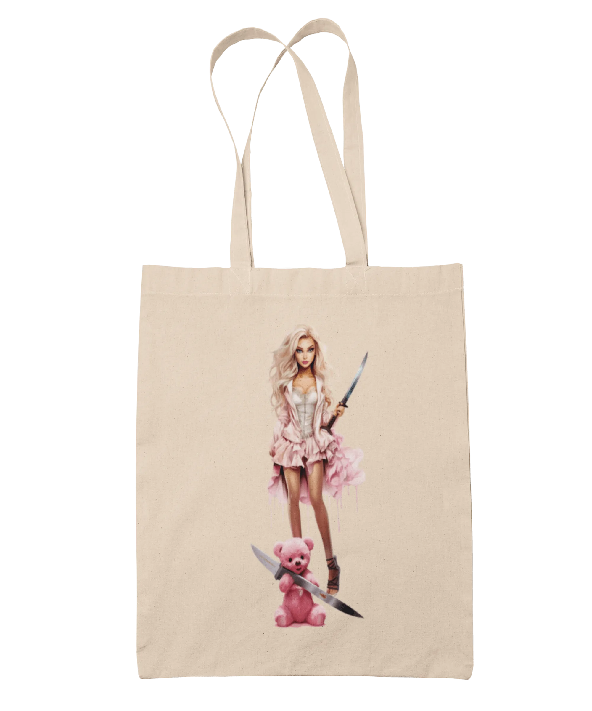 Gothic Nurse Barbie Tote Bag