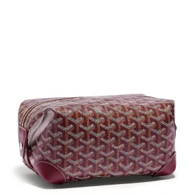 Goyard Bowling 25 Burgundy Toiletry Bag