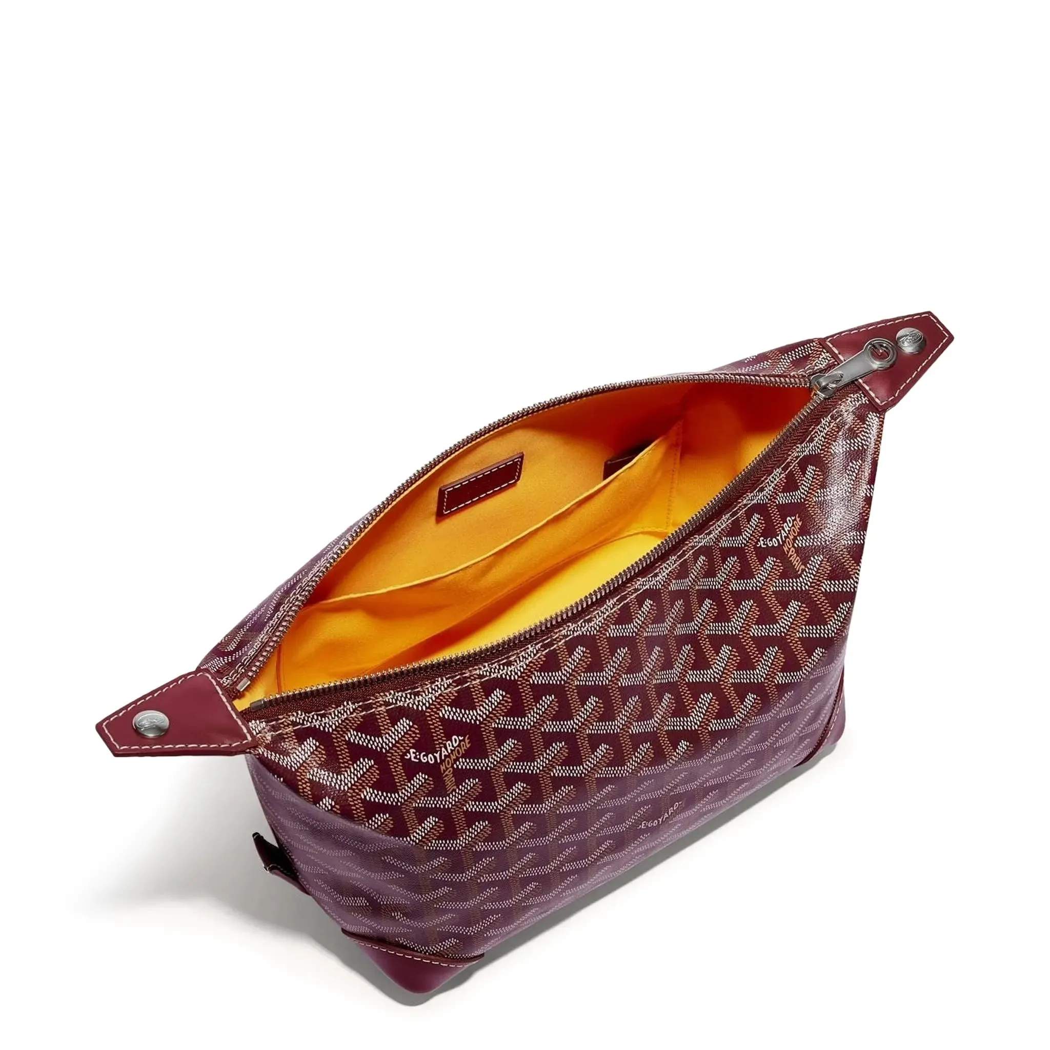 Goyard Bowling 25 Burgundy Toiletry Bag