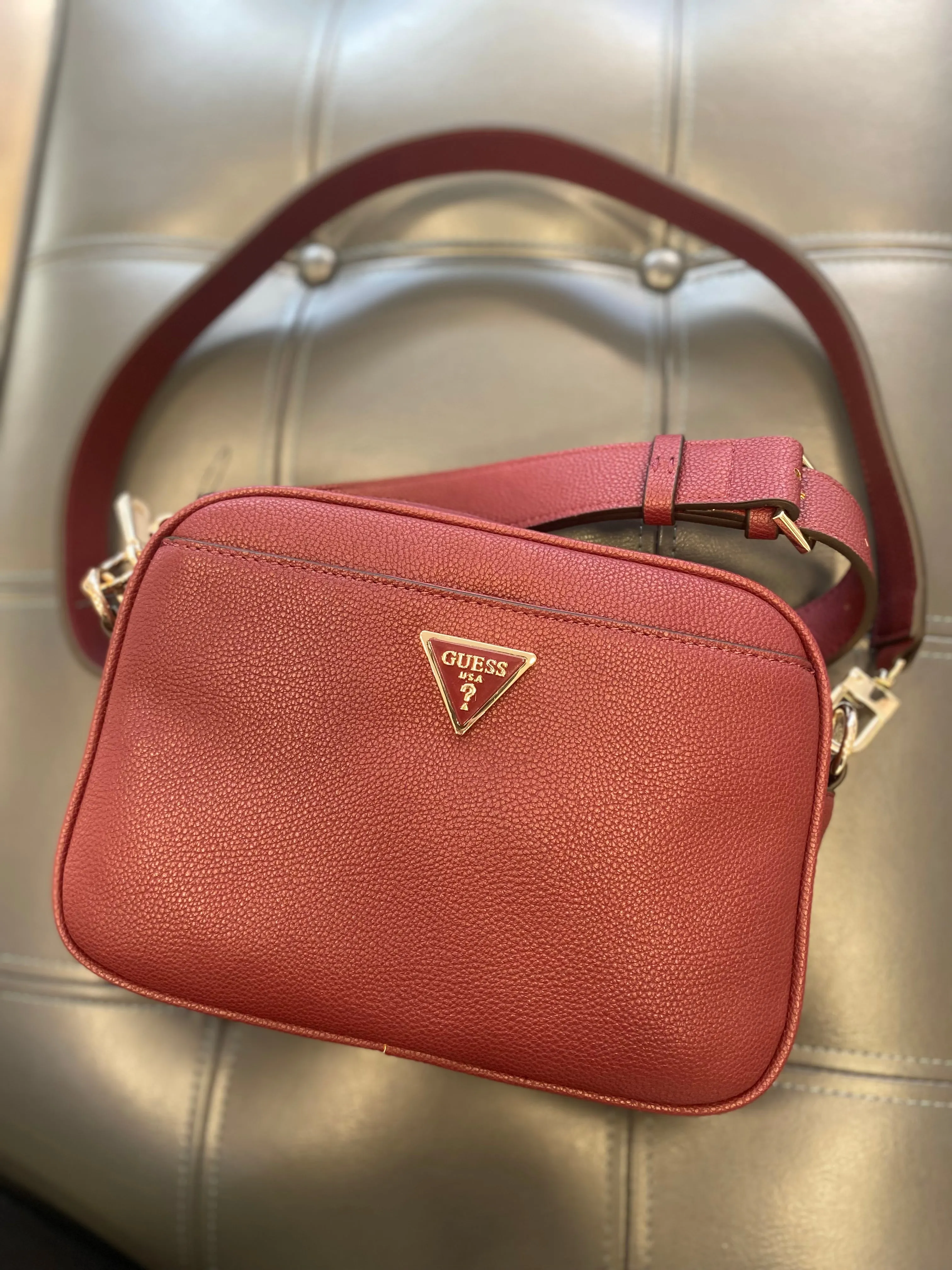 Guess Meridian Merlot Crossbody